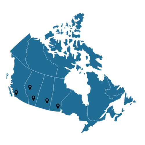 Map of Canada - Stage 5