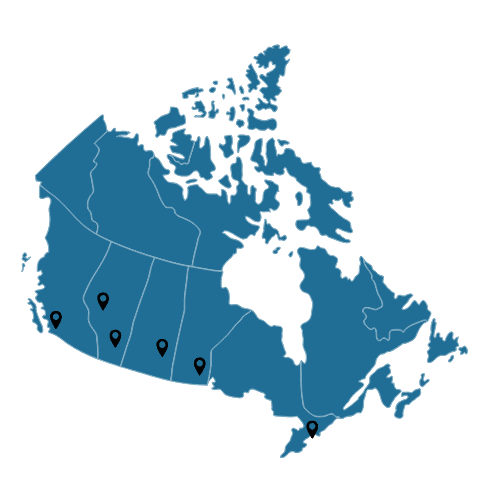 Map of Canada - Stage 6