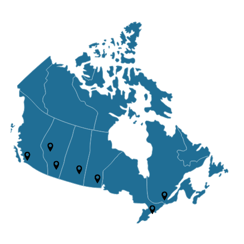 Map of Canada - Stage 7