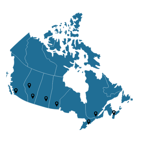 Map of Canada - Stage 8