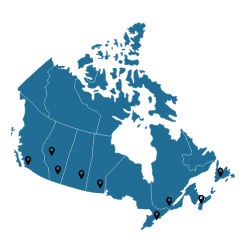 Map of Canada - Stage 9